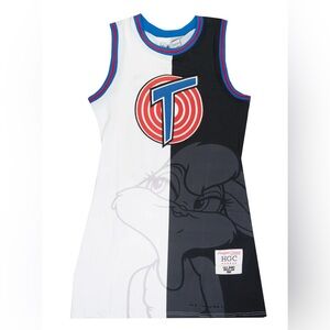 Lola Bunny Looney Tunes Two Tone Graphic Dress w/ Pockets- Small NWT